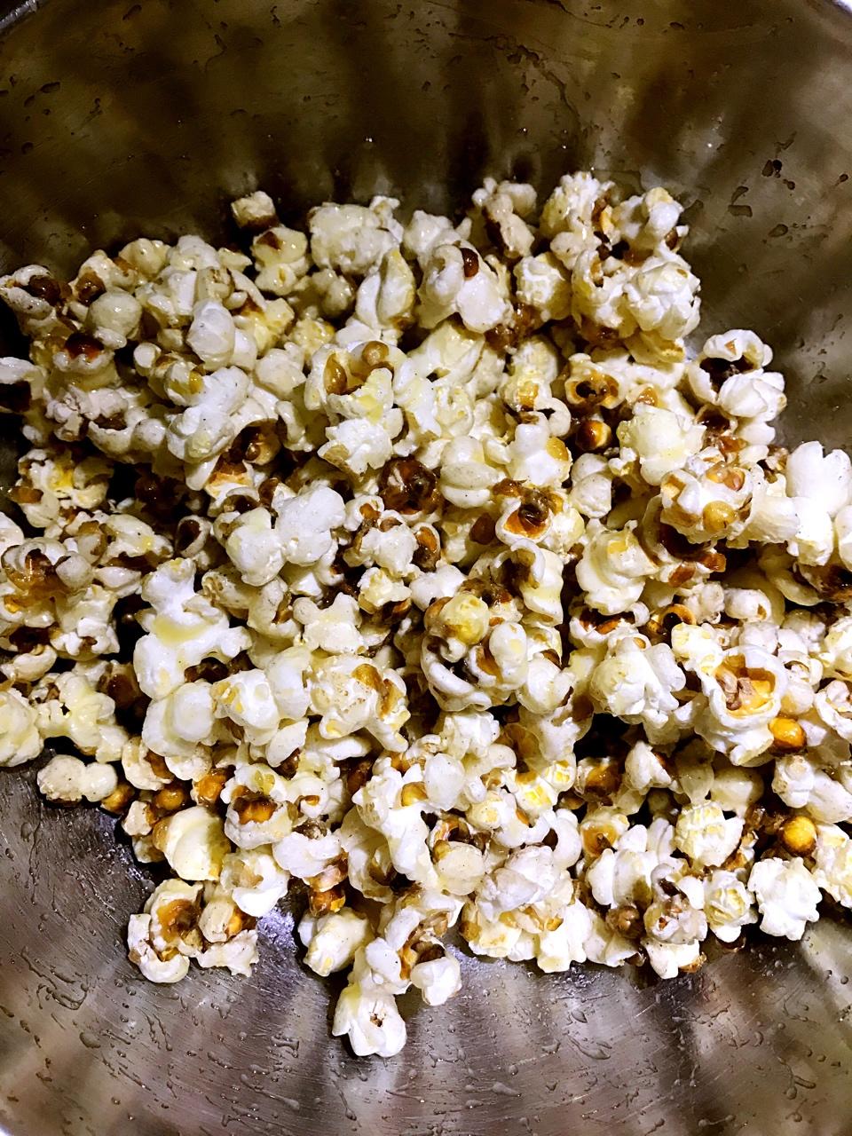 春节零食自制焦糖爆米花 Caramel Popcorn