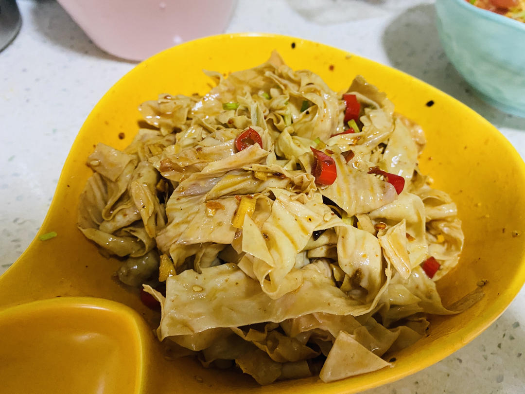 凉拌豆腐皮