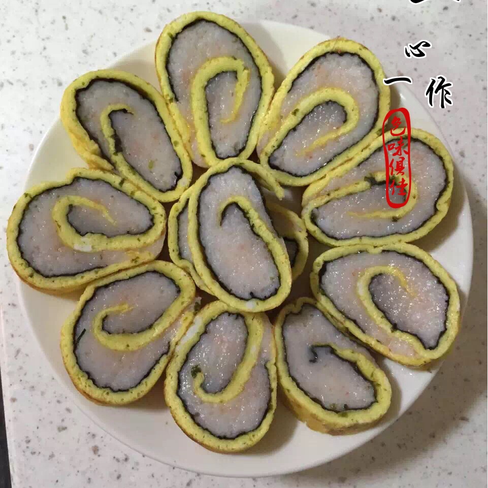 鲜虾吐司卷