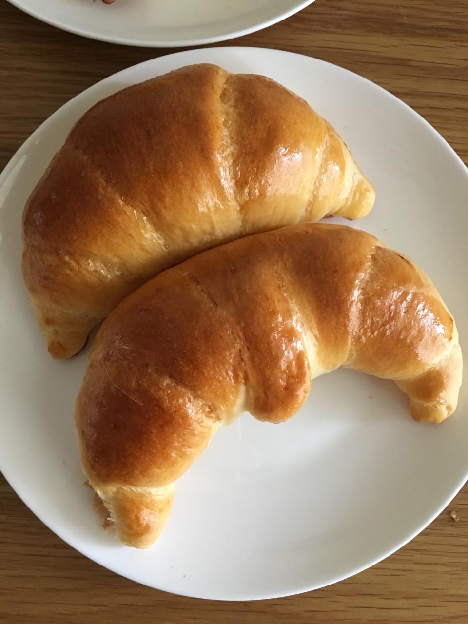 小葡萄飞起来做的牛角面包