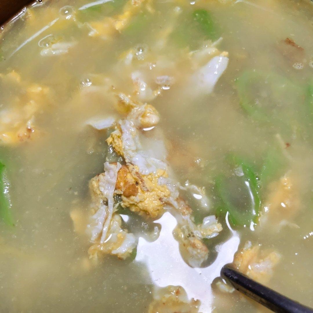 丝瓜鸡蛋汤