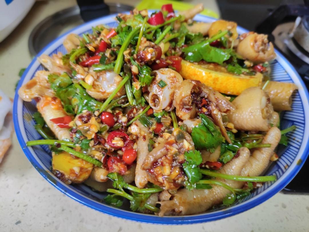 成功率100%正宗百香果柠檬🍋酸辣网红鸡爪