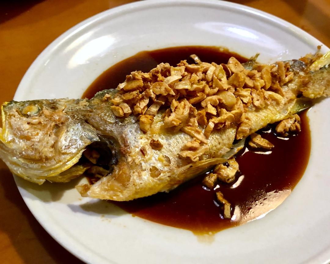 豉油糖黄花鱼的做法