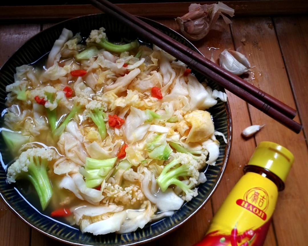麻辣不油腻的豆皮蔬菜汤——健康川味的做法