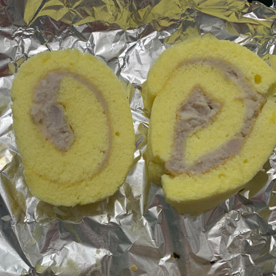 芋泥蛋糕卷（附芋泥做法）