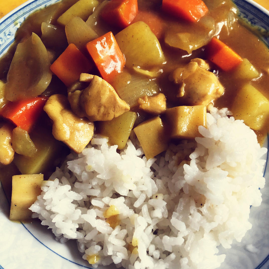 日式鸡肉咖喱饭
