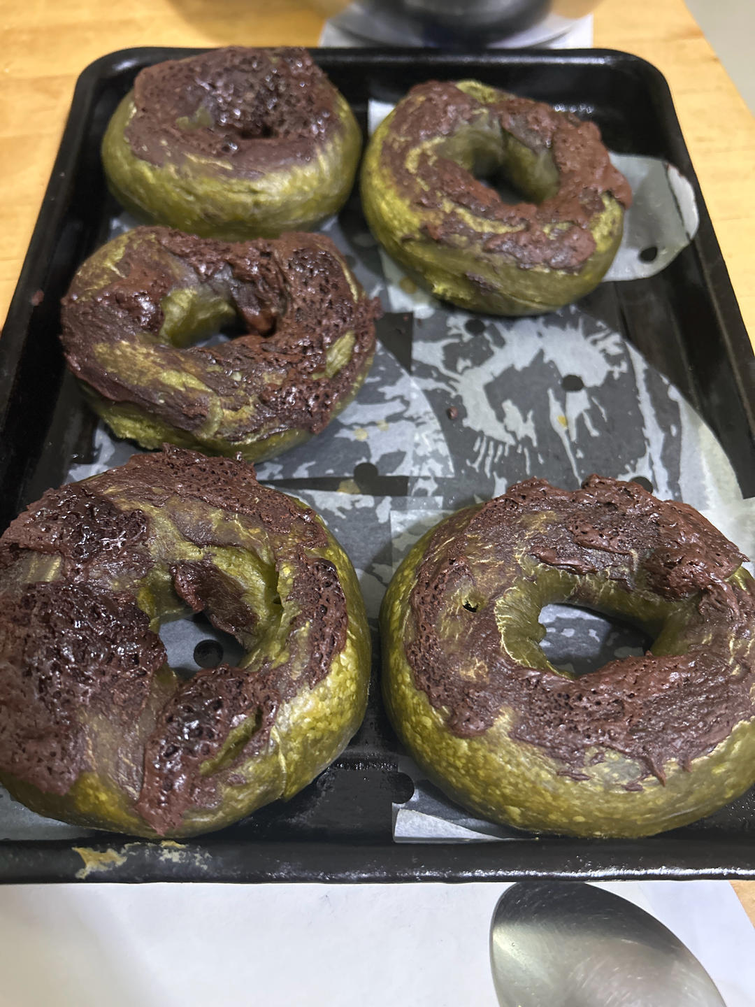 抹茶贝果