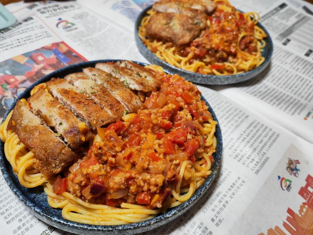 番茄肉酱意面