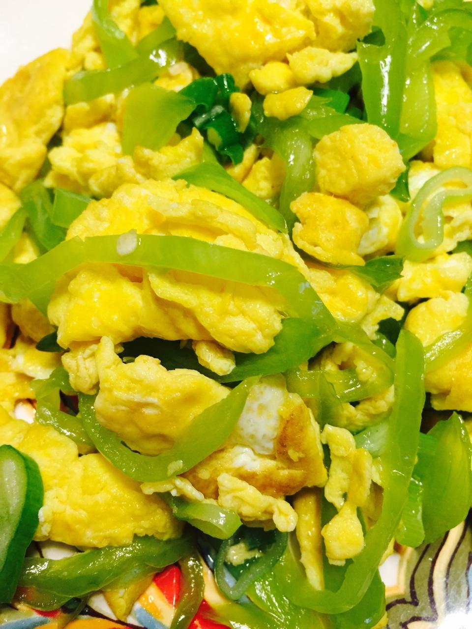 雪的味道1019做的尖椒鸡蛋