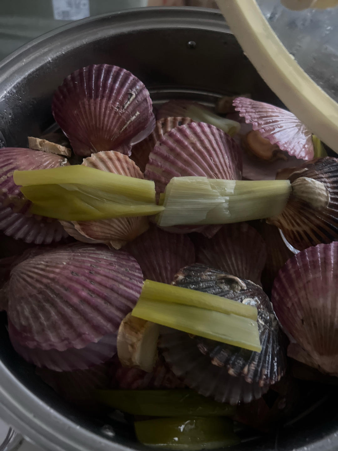 清蒸扇贝（海鲜大餐直播菜单）