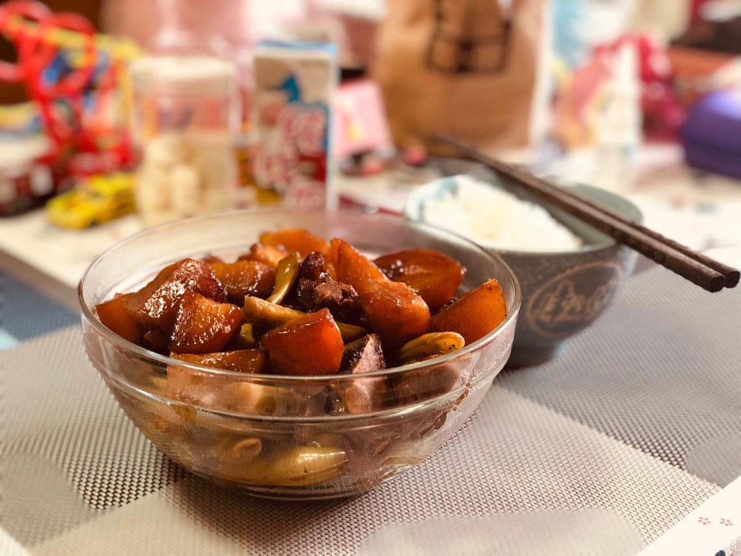 简易版排骨土豆炖豆角