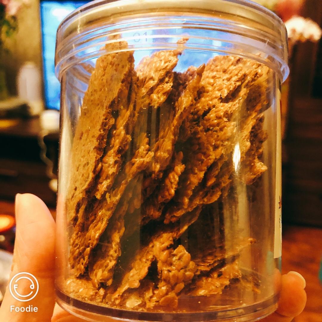 健康零食 - 好吃上瘾的亚麻籽脆片（香、酥、脆）