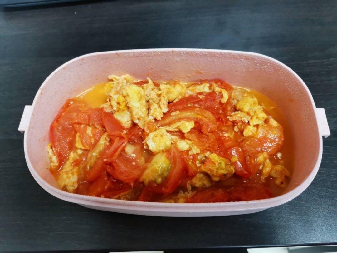 番茄炒鸡蛋（超浓的番茄味）