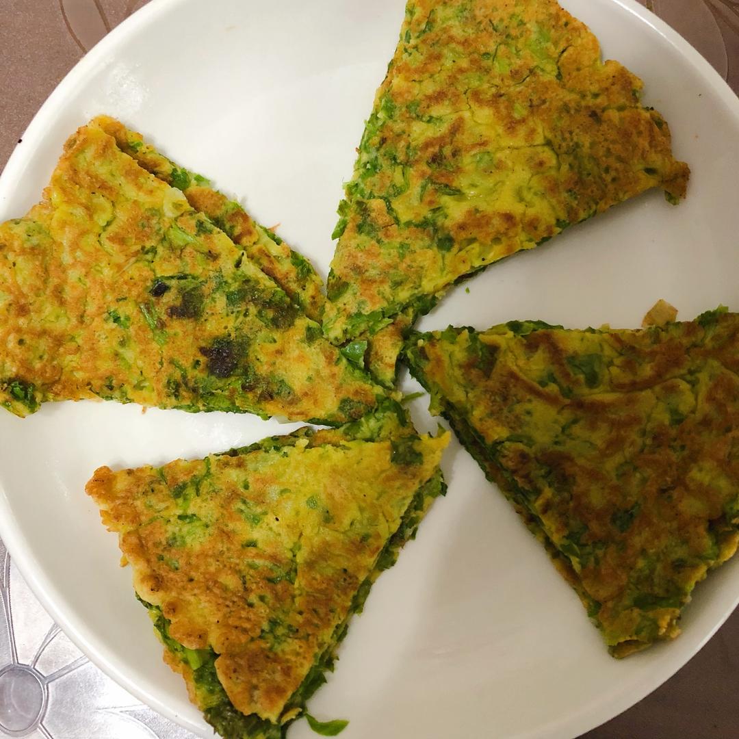 芹菜叶饼