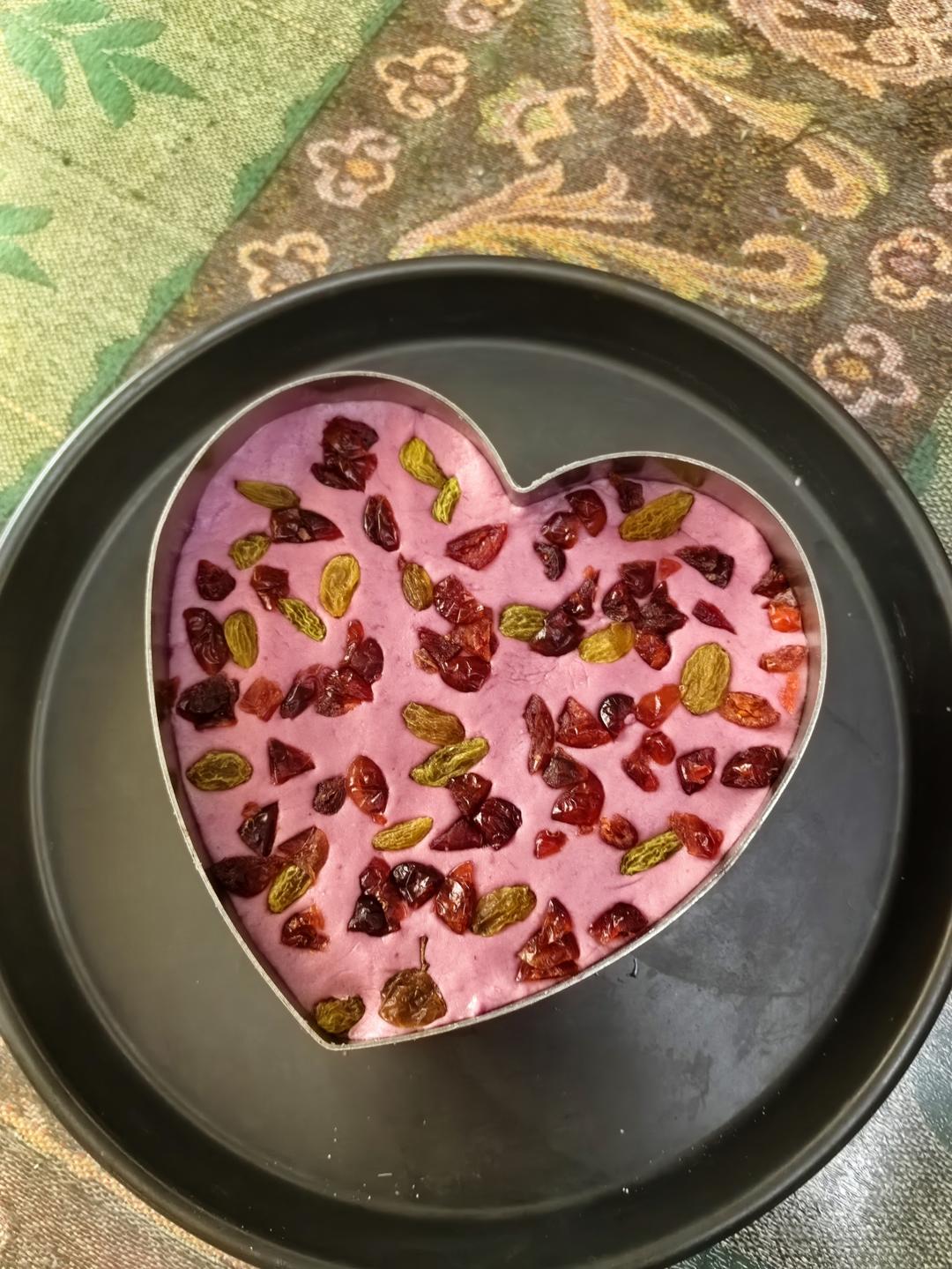 心心相印紫薯发糕