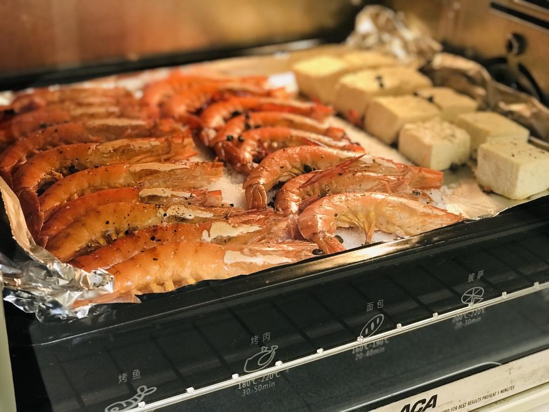 在家也能做出日料店的盐烤大虾~