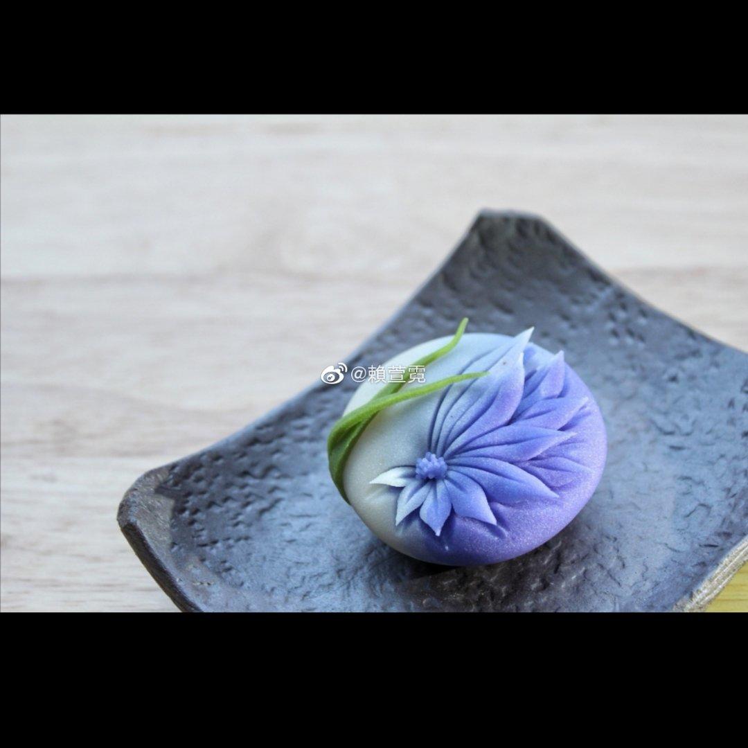 练切菓子｜紫娇花详细做法