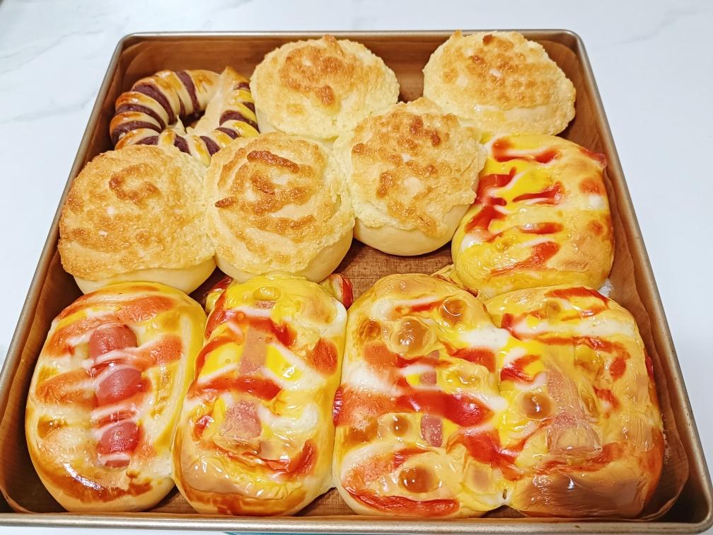 超软牛奶餐包，烘焙新手做面包第一课，超软不变硬的秘诀！传统老面包