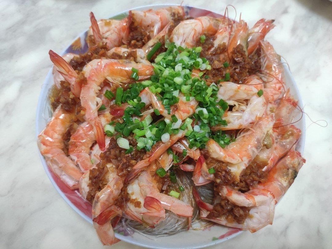 蒜蓉粉丝蒸虾