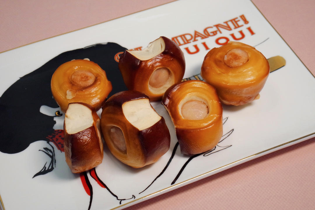 #烤100个面包# 🍞010 明星店的「碱水小丸子&小肉丸」