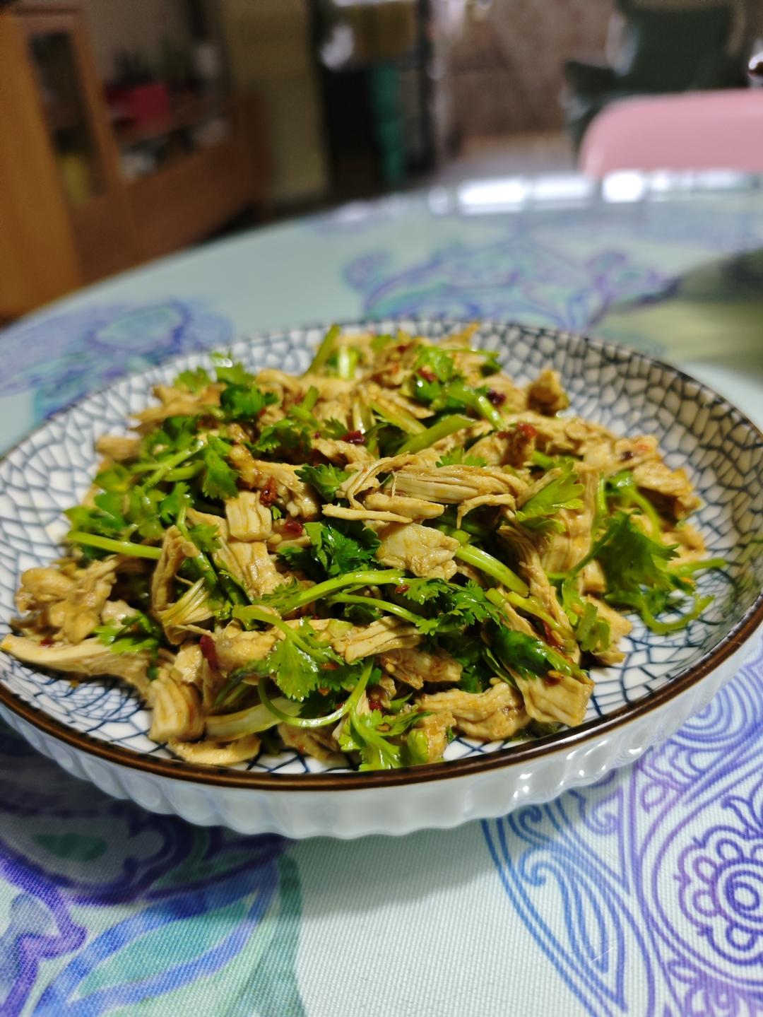 鸡胸肉这样做巨好吃❗️凉拌鸡丝😋低脂高蛋白
