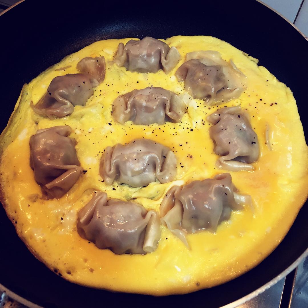 懒人快手抱蛋煎饺