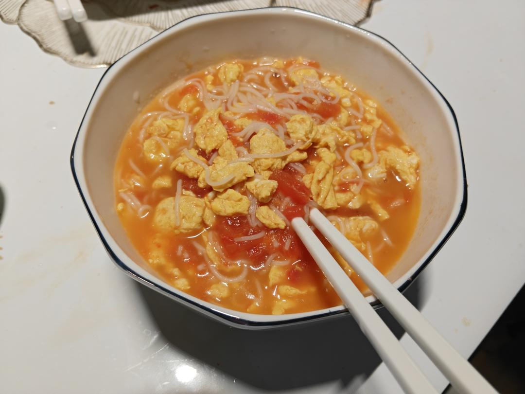 汤都要喝光的西红柿鸡蛋面