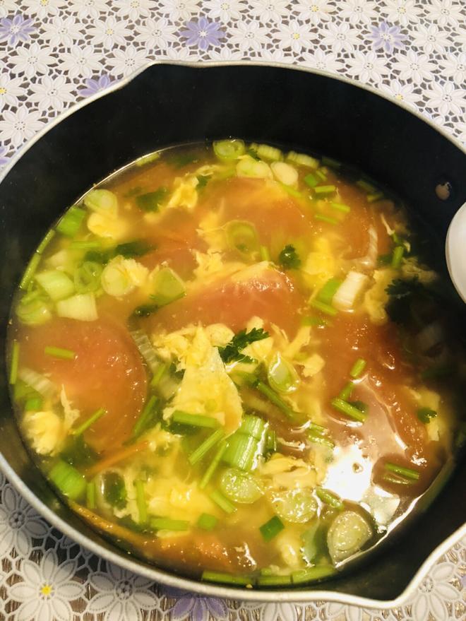 【快手菜】西红柿鸡蛋汤的做法