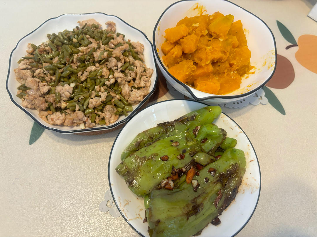 一道很费米饭的菜，肉沫豇豆
