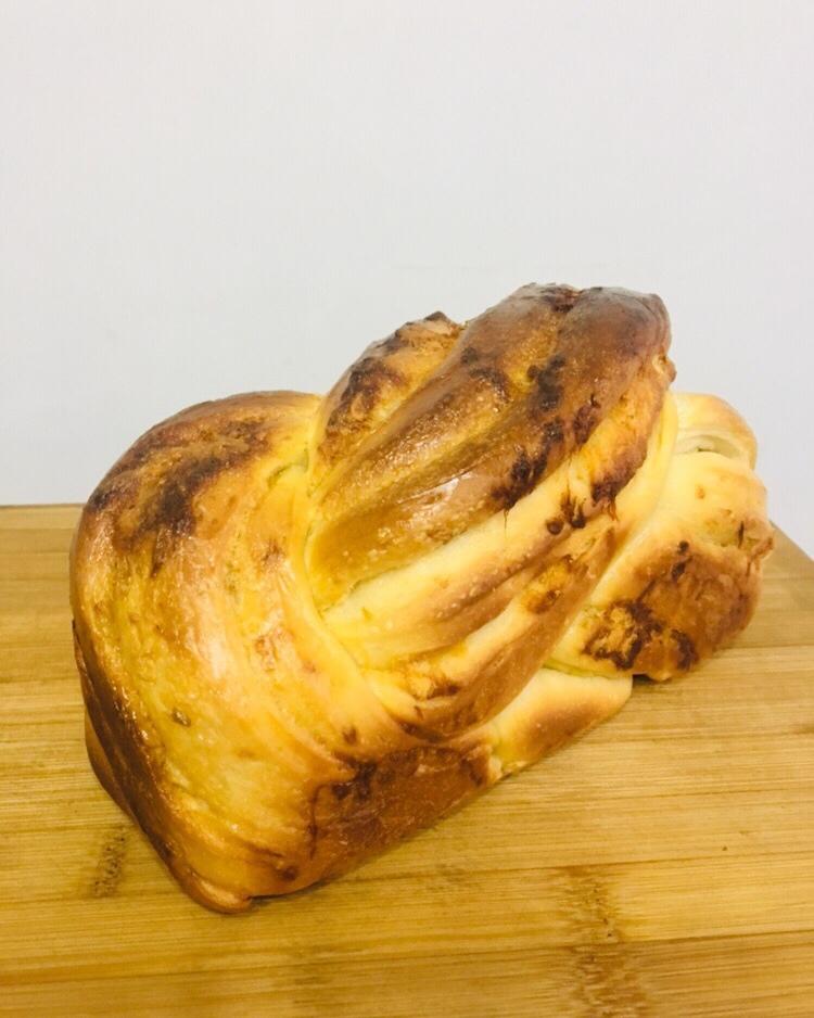 香葱肉松手撕吐司
