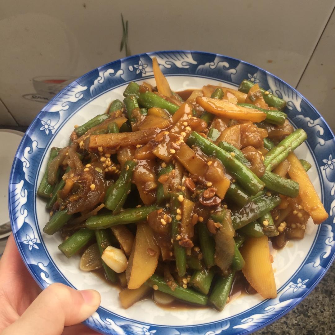 土豆炖豆角