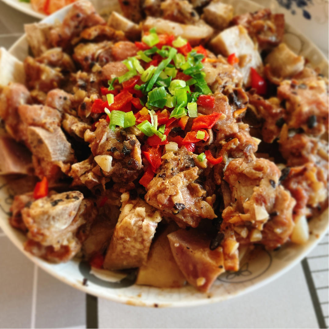 家常菜～豉汁蒸排骨