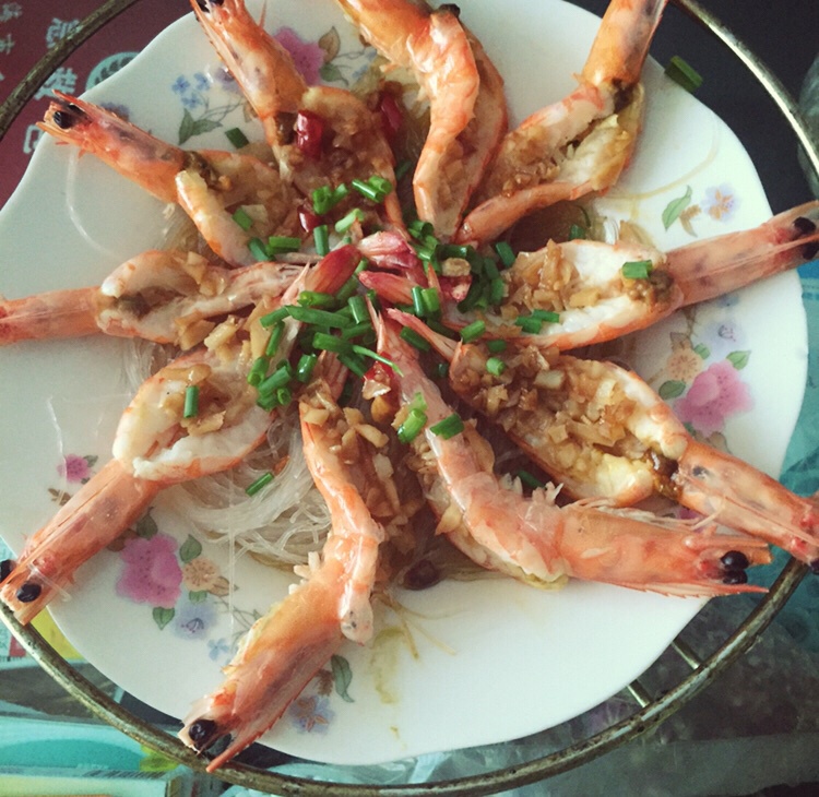 蒜蓉粉丝蒸虾