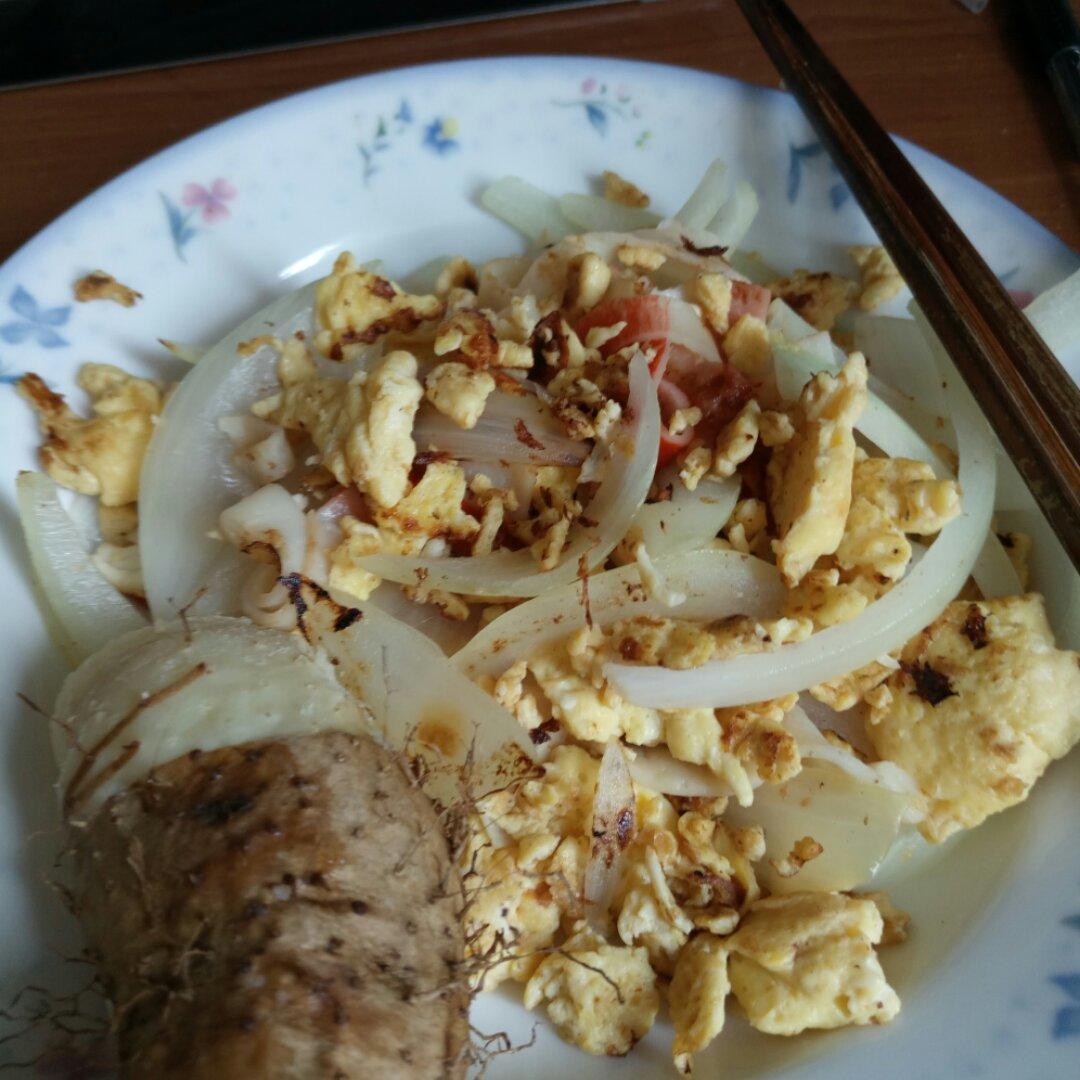 洋葱炒蛋