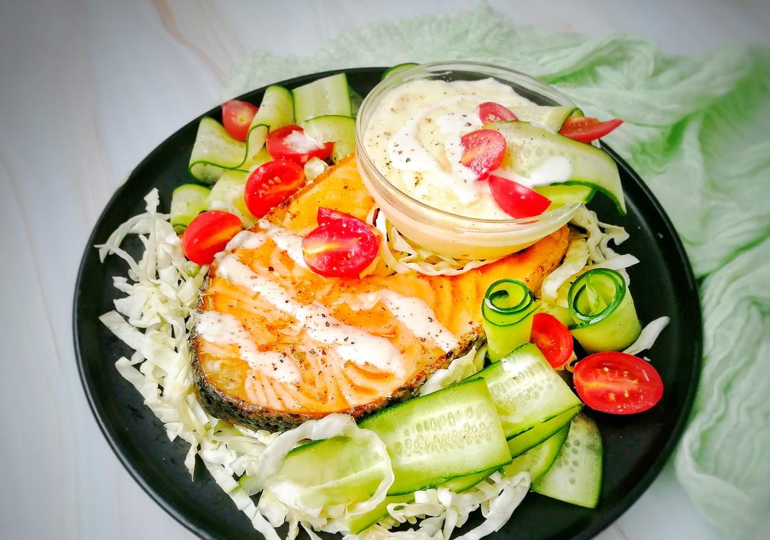 香煎三文鱼的做法