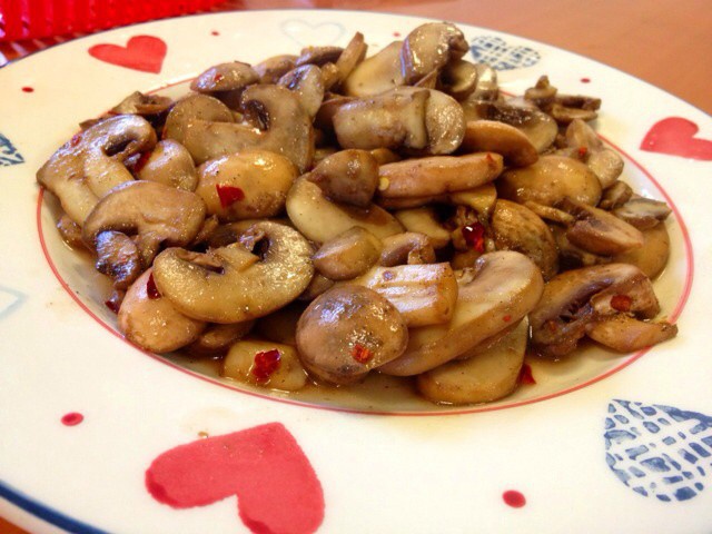 迷迭香烤蘑菇