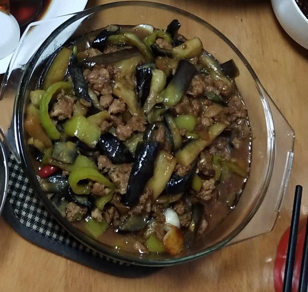 红烧肉沫茄子