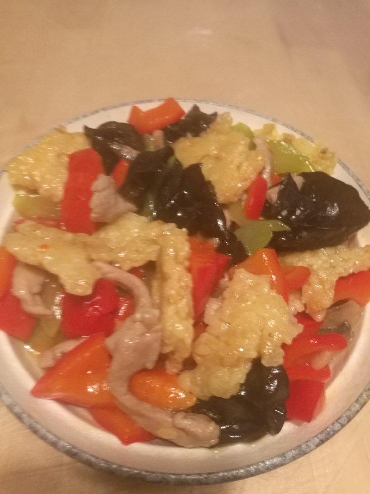 堂妈教你做锅巴肉片