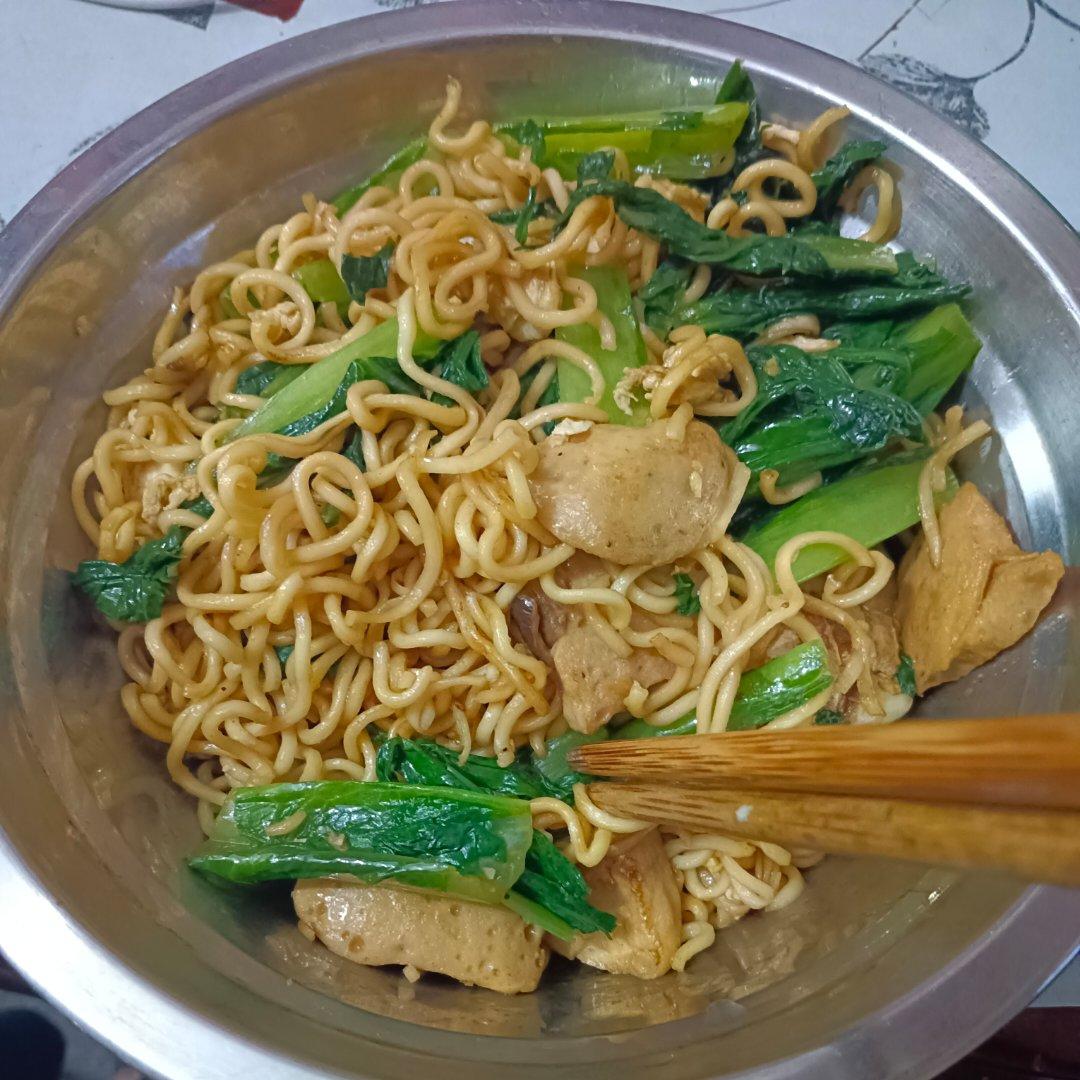 大排档炒面—超简单！