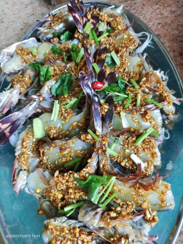 蒜蓉粉丝开背虾