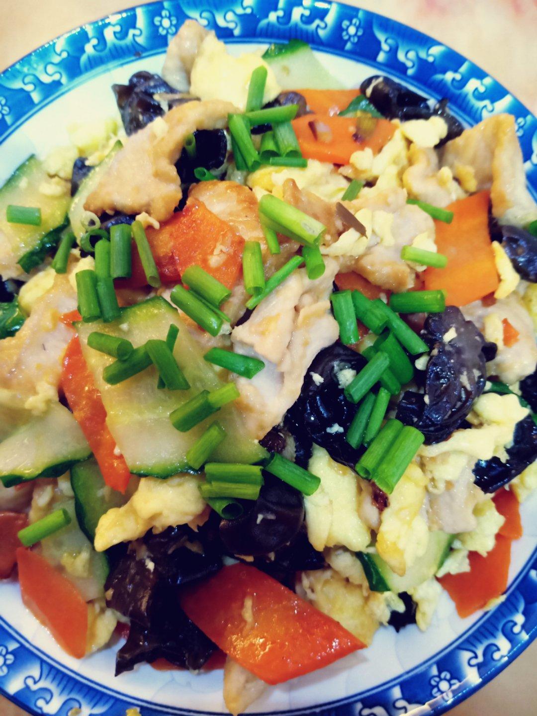 海丽做的木须肉