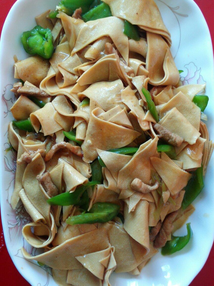 东北尖椒干豆腐