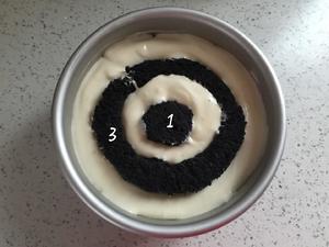 黑白棋格慕斯蛋糕（6寸）的做法 步骤21