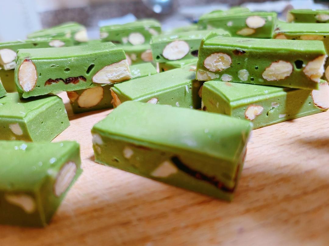 抹茶牛轧糖——抹茶控一定不要错过😘