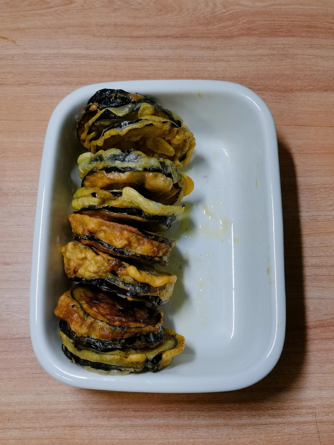 家常主食 炸茄盒 肉馅儿茄子