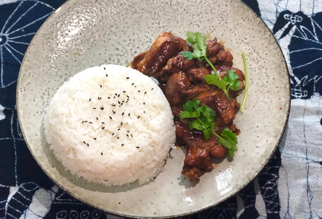 照烧鸡腿饭
