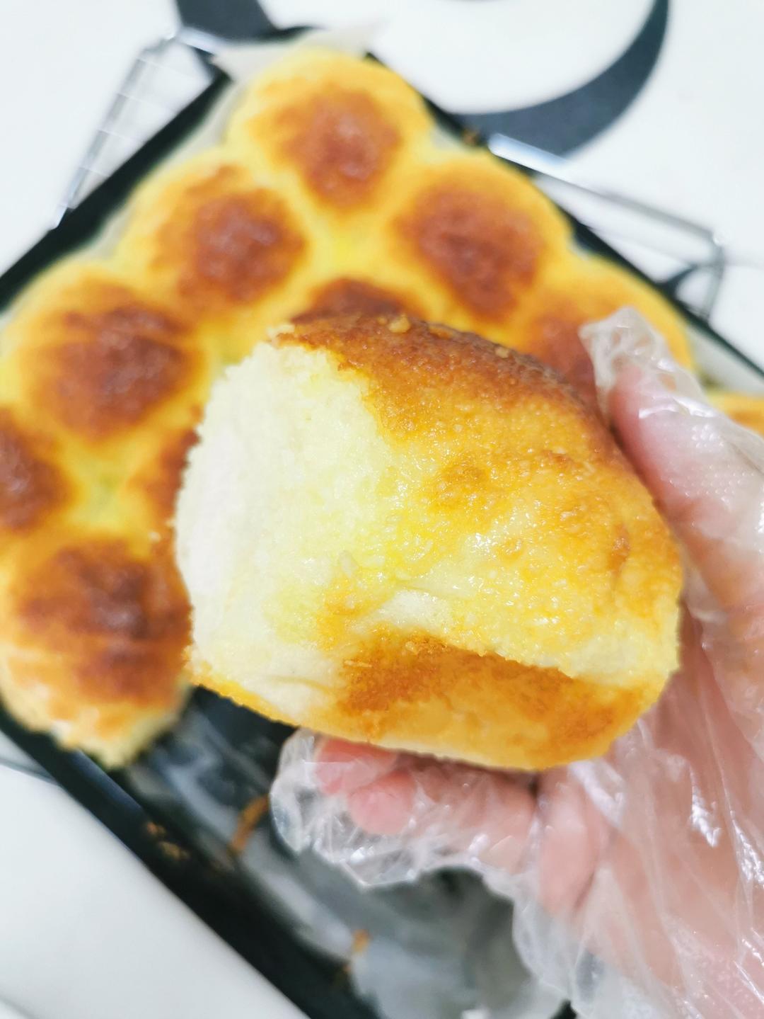 快手椰蓉小餐包（一次发酵照样柔软又拉丝）
