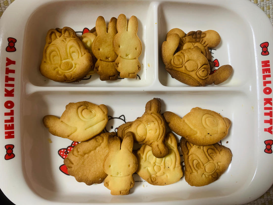 卡通黄油饼干