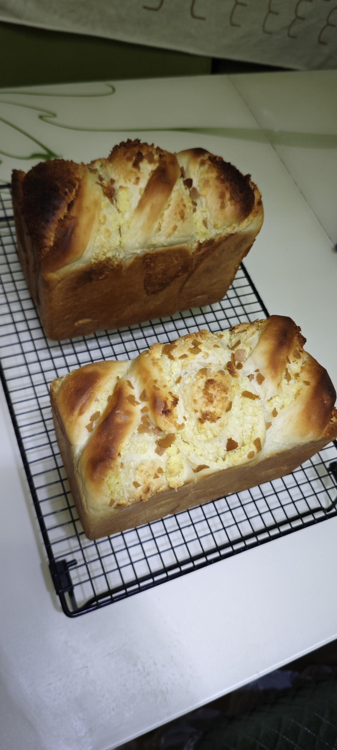 超滋润的椰蓉吐司｜100%酸奶中种(面包体绝绝子，推荐)