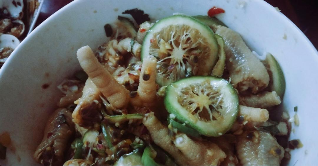 百香果柠檬鸡爪
